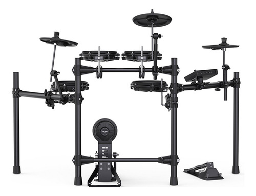 Kit Bateria Eletrônica Nux Dm-210 Peles Mesh Com Banco Tapete