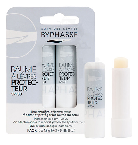 11142 Balsamo Protector Labial Byphasse X 2 Unid