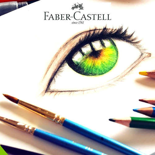 Imagen 2 de 4 de Faber-castell Lápices De Colores Acuarelables - 60 Unidades
