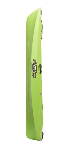 Kayak Sit On Top Kai Combo 1 Cajon Respaldo Rigido Posa Caña Color Verde