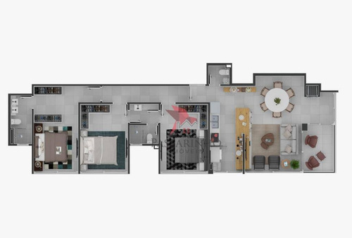 Imagem 27 de 30 de Apartamento À Venda, 117 M² Por R$ 1.056.000,00 - Praia Grande - Torres/rs - Ap1995