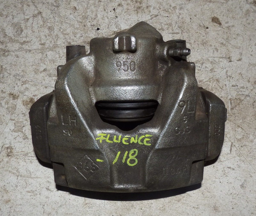 Caliper Delantero Izquierdo Renault Fluence Año 2014 Al 2016