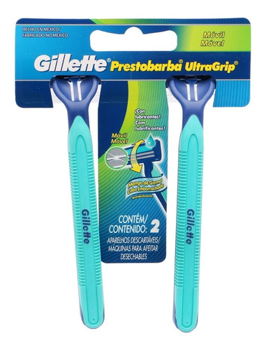 Rastrillos Desechables Gillette Prestobarba Ultragrip