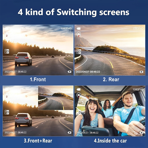 Para 1080p Wifi Car Camera, Cámara De Visión Nocturna /