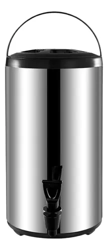 Barril Aislante Termo 8L/10L Acero Inoxidable 304 - Mantiene Bebidas Calientes/Frías, Con Grifo