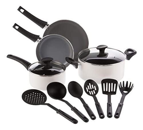 Juego De Utensilios De Cocina, Ollas Y Sartenes Con Utensili