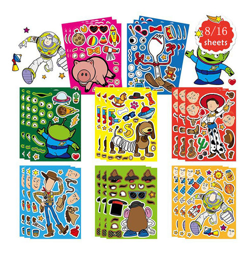 Disney Toy Story-pegatinas De Rompecabezas Para Bebés Y Niño