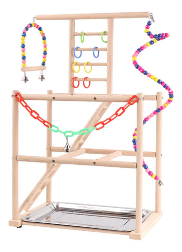 Soporte De Juego Para Pájaros, Parque De Juegos Para Loros,