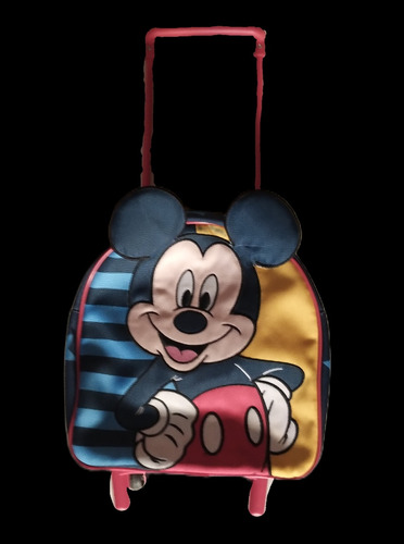 Mochila Con Ruedas Mickey Niños Bebes