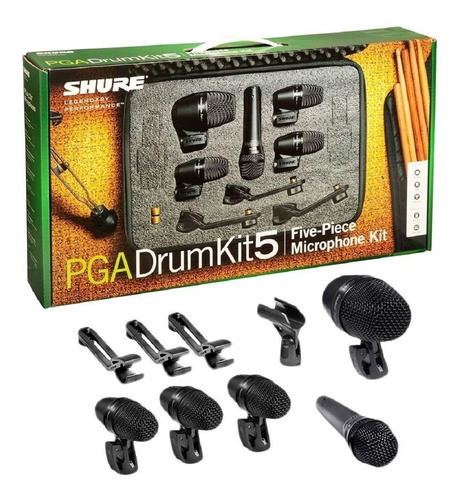 Kit De Microfonos Para Bateria Shure Pga-drumkit5