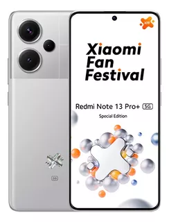 Celular Xiaomi Redmi Note 13 Pro + 5g Silver 12gb/256gb