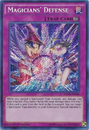 Defensa Del Mago Secret Raro Yugioh