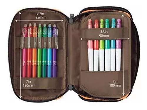 Lihit Lab Book Type Pen Case Double