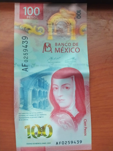 Billete 100 Pesos Serie Af