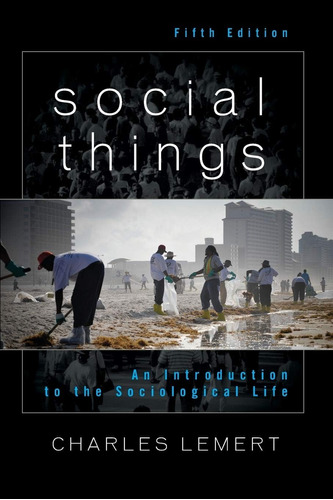 Libro: Social Things: An Introduction To The Sociological