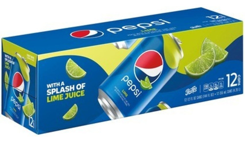 Refrigerante Pepsi Suco De Limão Caixa 12 Latas (355ml)