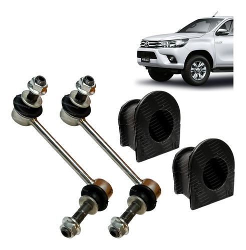 Kit Bieletas + Bujes Barra Delantera Toyota Hilux 15-19