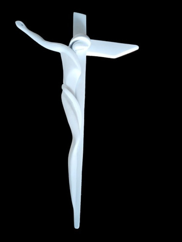 Cristo Dali, Minimalista, Figura De Resina, Surreal