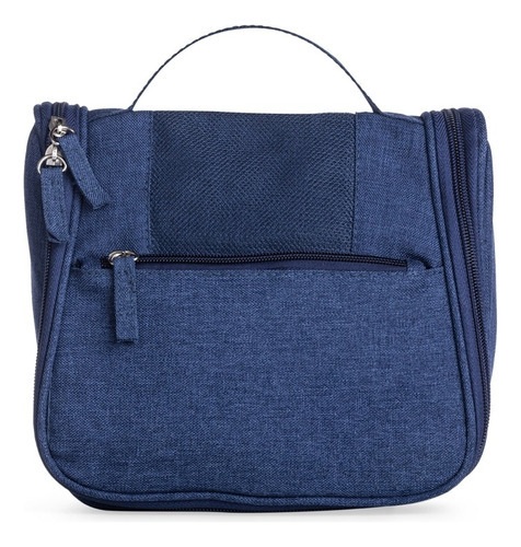 Necessaire Masculina Feminina Viagem Mala Cabide Divisória Cor Azul