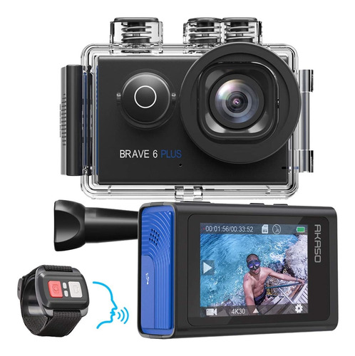 Akaso Brave 6 Plus Native 4k30fps 20mp Wifi Camara De Acci 