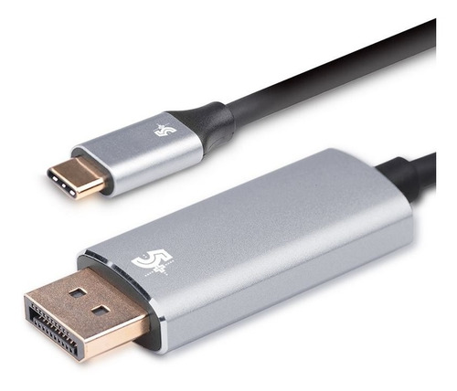 Imagem 1 de 6 de Cabo Adaptador Usb-c Para Displayport 4k 1.8 Metros Converso