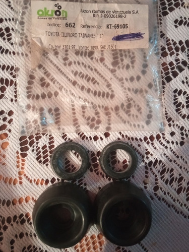 Kit Gomas Cilindro Frenos Ind662 Toyota Cilindro Taiwanés 1'