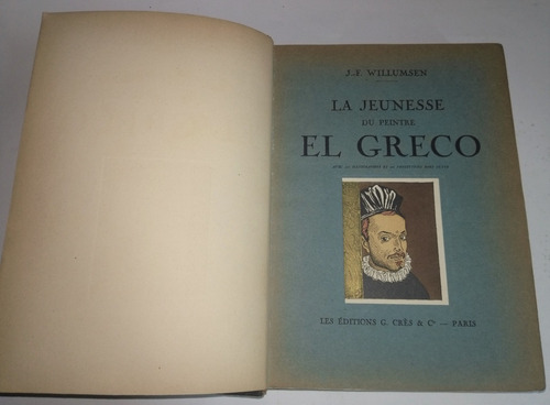 El Greco La Jeunesse Du Peintre El Greco Paris 1927. 2 Tomos (Usado)