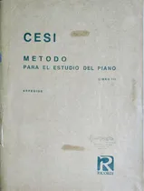 Comprar Cesi Método Para El Estudio Del Piano Libro 3 Arpegios