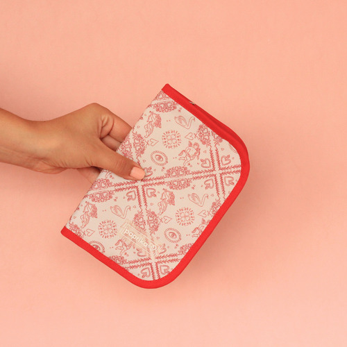 Portadocumentos Y Tarjetas - Varios Modelos - Paprika Rojo Venus