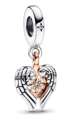 Charm Pandora Colgante Alas De Ángel Y Brújula Celestial