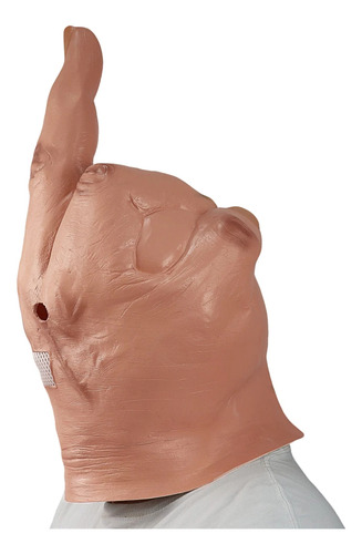 Máscara Latex Dedo Meio Festas Carnaval Engraçada Top Cor Coral-claro Mão