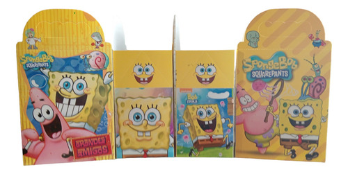 Bob Esponja Pack Para Fiestas 100 Cajas Dulcera Para Cumple