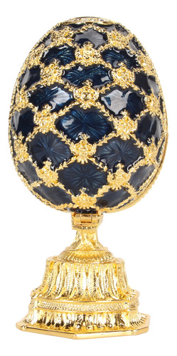 Adorno Estilo Fabergé Pintado A Mano Esmaltado