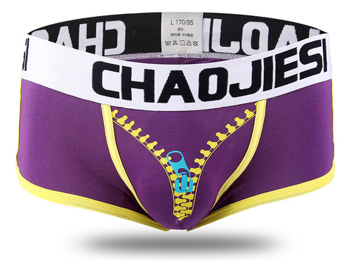 Bóxer De Algodón Transpirable De Cintura Baja Para Hombre A