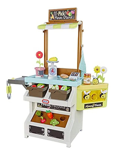 Little Tikes 3-en-1 Garden To Table Market Pretend Garden Fo