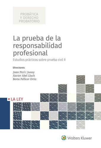 La Prueba De La Responsabilidad Profesional, De Picó I Junoy, Joan. Editorial La Ley, Tapa Blanda En Español