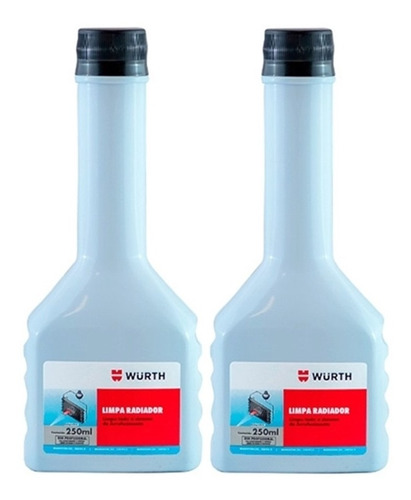 2x Limpa Radiador Biodegradável Wurth 250ml