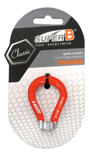 Llave Estira Rayos Bicicleta Super-b Tb-5560 3.5 Mm 