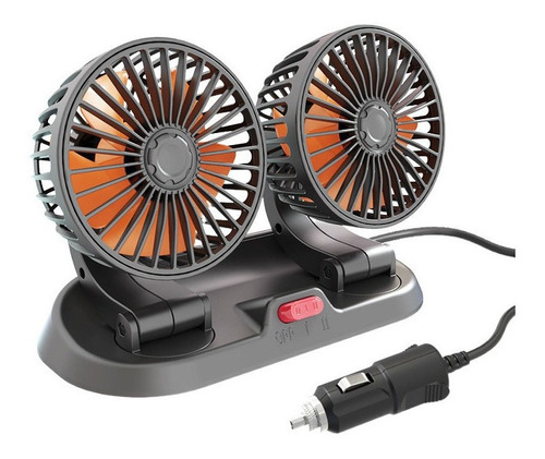 Ventilador De Doble Cabezal Universal Para Camión De 24 V