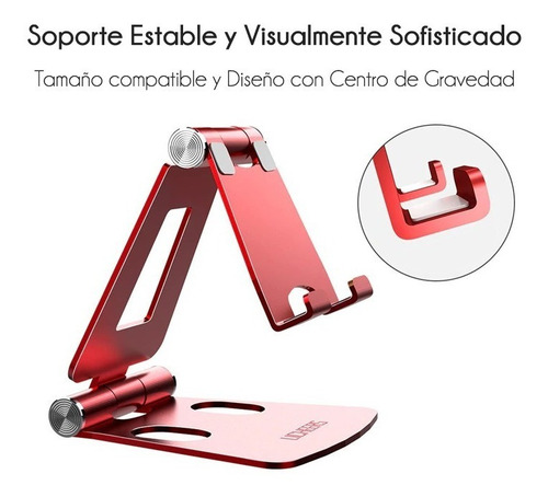 Soporte Universal Para Celular Escritorio Metálico