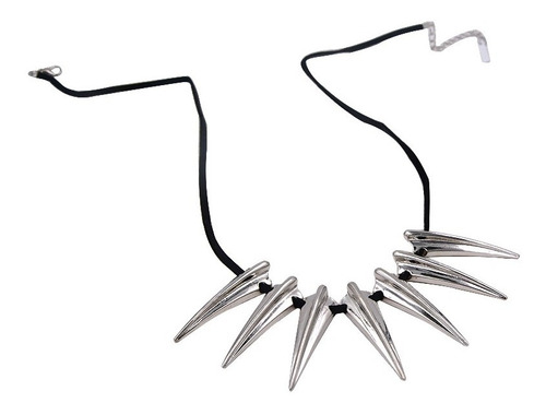 Imagen 1 de 3 de Collar Pantera Negra Dientes Colmillos Disfraz Halloween