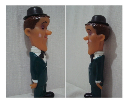 Bonecos De Borracha Antigos Do Gordo E O Magro Larry Harman (Usado)
