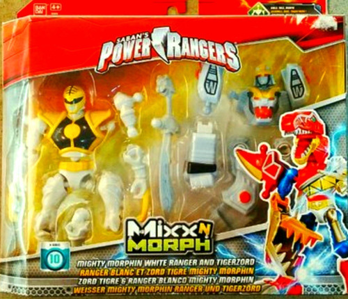 Power Rangers Mighty Morphin White Ranger & Tigerzord Envíog