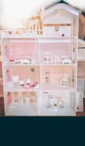 Comprar Casita De Muñecas Xxl C\u002Fascensor Muebles Accesorios Y Luz!!