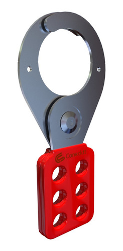 Imagem 1 de 7 de Garra Metálica Bloqueio Travamento Dispositivo Loto Tagout