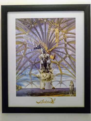 Santiago El Grande Litografía Enmarcada _ Salvador Dalí