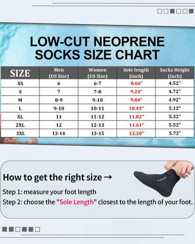 Calcetines De Neopreno 3 Mm Para Playa Y Deportes Acuáticos