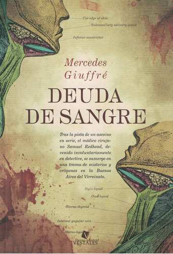 Deuda De Sangre - Mercedes Giuffre, De Giuffre, Mercedes. Editorial Vestales, Tapa Blanda En Español