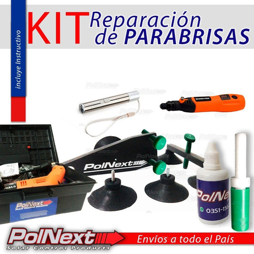 Kit De Reparacion De Parabrisas Con Torno X5000e