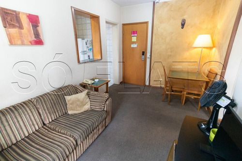 Imagem 2 de 15 de Flat Adágio Berrini 54m² 2 Dormitórios 1 Vaga Para Locação No Brooklin. - Sf39086